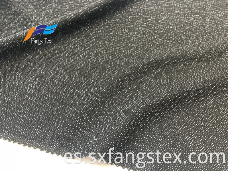 Jacquard Dots Polyester Linings Adhesive Black Abaya Fabric 1